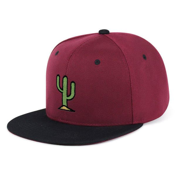 Cactus Snapback Hat Embroidered Hip-Hop Baseball Cap Desert Hot