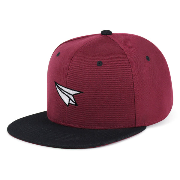 Paper Airplane Snapback Hat Embroidered Hip-Hop Baseball Cap Plane Sky