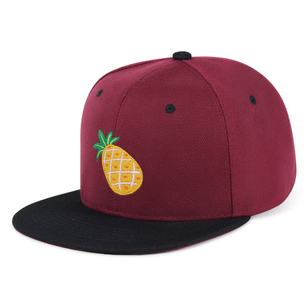 Papaya Fruit Snapback Hat Embroidered Hip-Hop Baseball Cap Pineapple