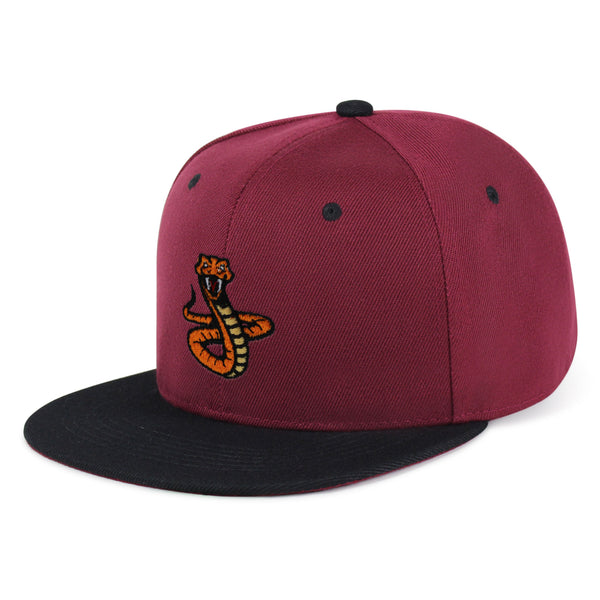 Rattlesnake Snapback Hat Embroidered Hip-Hop Baseball Cap Snake