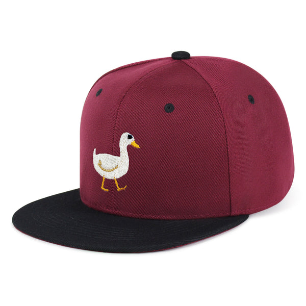 Duck Snapback Hat Embroidered Hip-Hop Baseball Cap Bird Lake