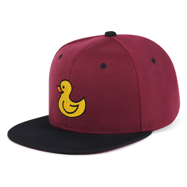 Duck Snapback Hat Embroidered Hip-Hop Baseball Cap Rubberduck Toy