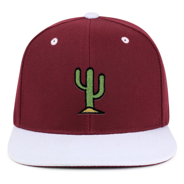 Cactus Snapback Hat Embroidered Hip-Hop Baseball Cap Desert Hot