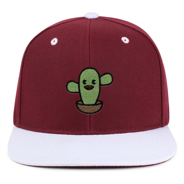 Cute Cactus Snapback Hat Embroidered Hip-Hop Baseball Cap Desert