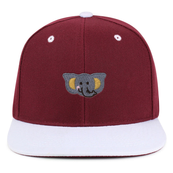 Elephant Snapback Hat Embroidered Hip-Hop Baseball Cap Zoo