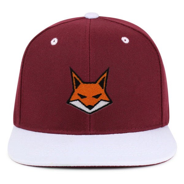 Fox Face Snapback Hat Embroidered Hip-Hop Baseball Cap Wild Animal