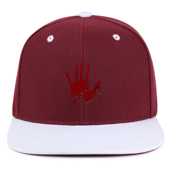 Bloody Hand Snapback Hat Embroidered Hip-Hop Baseball Cap Horror