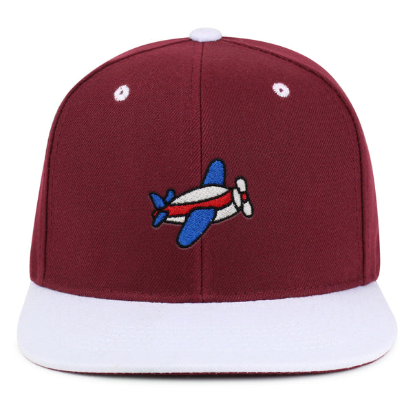 Prop Plane Snapback Hat Embroidered Hip-Hop Baseball Cap Cute