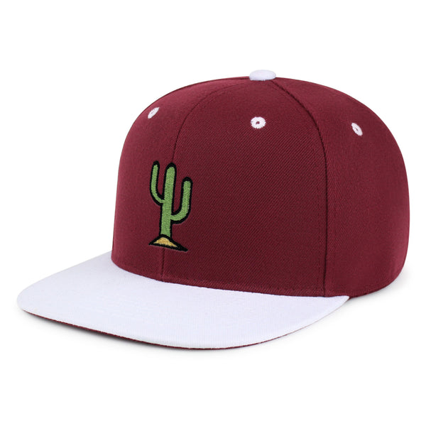 Cactus Snapback Hat Embroidered Hip-Hop Baseball Cap Desert Hot