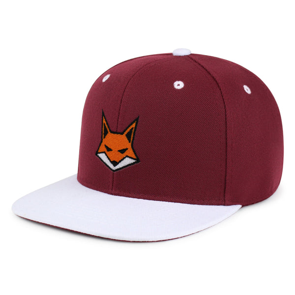 Fox Face Snapback Hat Embroidered Hip-Hop Baseball Cap Wild Animal