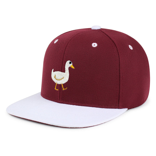 Duck Snapback Hat Embroidered Hip-Hop Baseball Cap Bird Lake