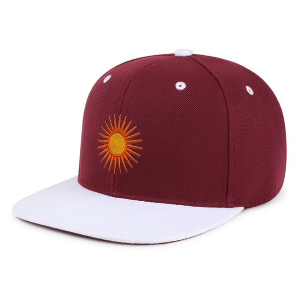 Sun Snapback Hat Embroidered Hip-Hop Baseball Cap Sunny Summer