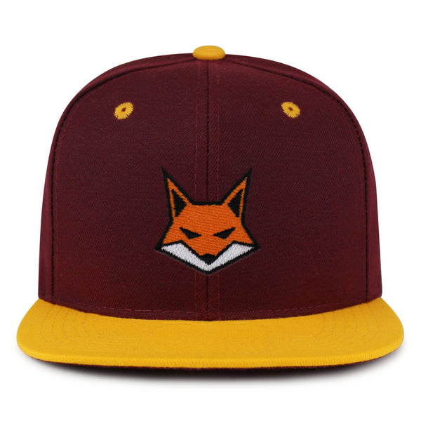 Fox Face Snapback Hat Embroidered Hip-Hop Baseball Cap Wild Animal