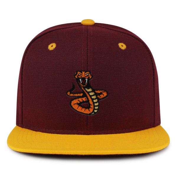 Rattlesnake Snapback Hat Embroidered Hip-Hop Baseball Cap Snake