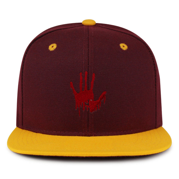 Bloody Hand Snapback Hat Embroidered Hip-Hop Baseball Cap Horror