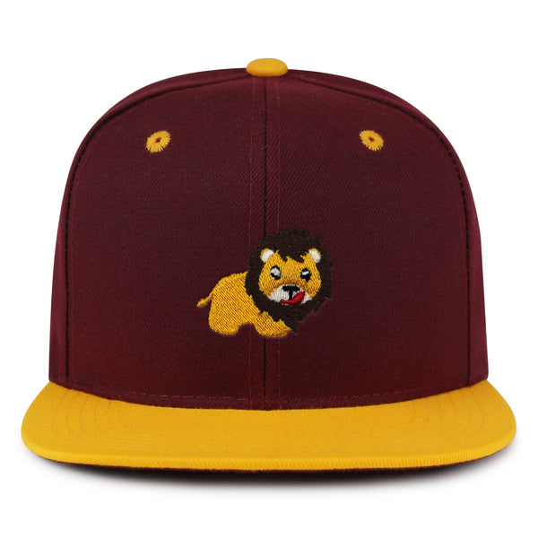 Lion Snapback Hat Embroidered Hip-Hop Baseball Cap Zoo King