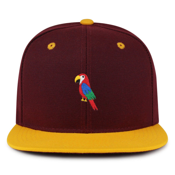 Parrot Snapback Hat Embroidered Hip-Hop Baseball Cap Bird Animal