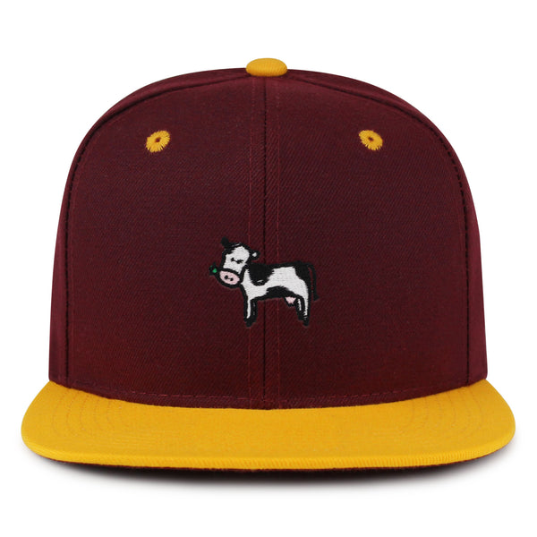 Cow  Snapback Hat Embroidered Hip-Hop Baseball Cap Cute