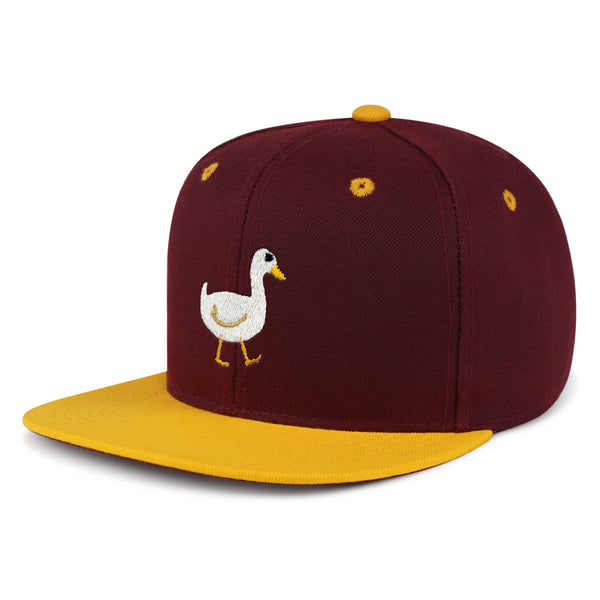 Duck Snapback Hat Embroidered Hip-Hop Baseball Cap Bird Lake