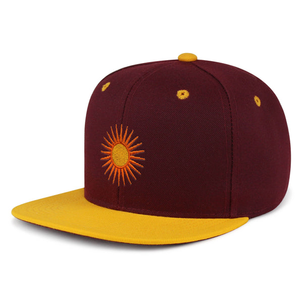 Sun Snapback Hat Embroidered Hip-Hop Baseball Cap Sunny Summer