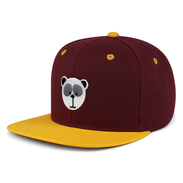 Panda Snapback Hat Embroidered Hip-Hop Baseball Cap Zoo Animal