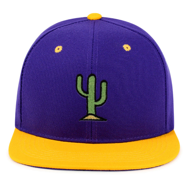 Cactus Snapback Hat Embroidered Hip-Hop Baseball Cap Desert Hot