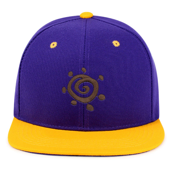 Indian Kokopelli Snapback Hat Embroidered Hip-Hop Baseball Cap Traditional Symbol