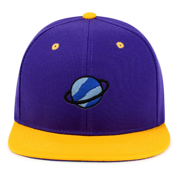 Planet Snapback Hat Embroidered Hip-Hop Baseball Cap Space