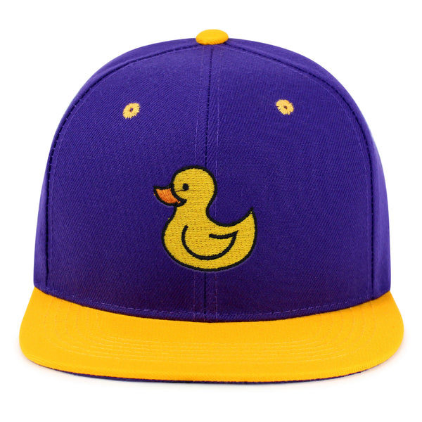 Duck Snapback Hat Embroidered Hip-Hop Baseball Cap Rubberduck Toy