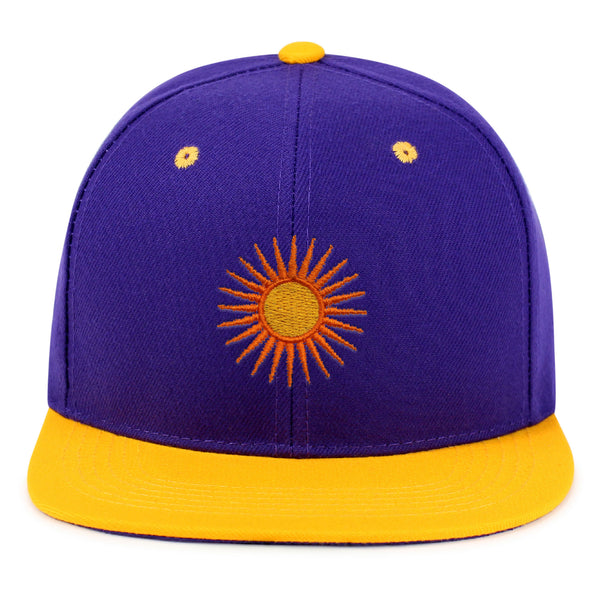 Sun Snapback Hat Embroidered Hip-Hop Baseball Cap Sunny Summer