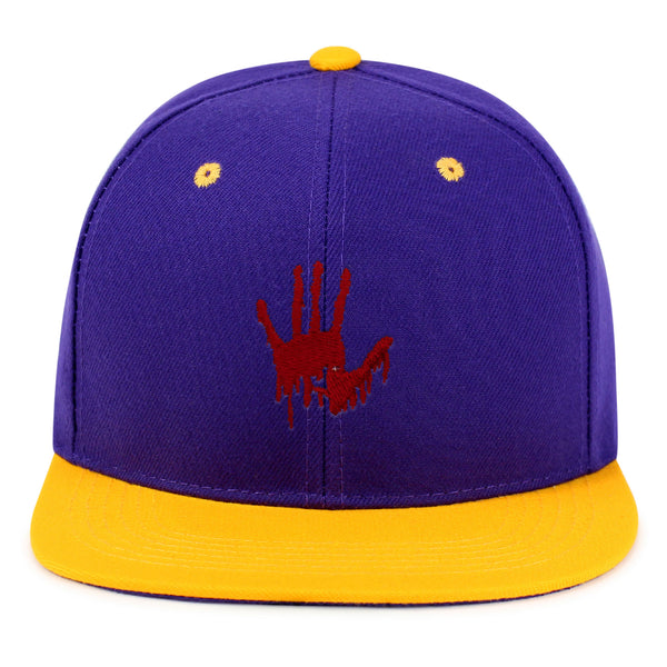 Bloody Hand Snapback Hat Embroidered Hip-Hop Baseball Cap Horror