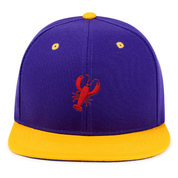 Lobster Snapback Hat Embroidered Hip-Hop Baseball Cap Seafood