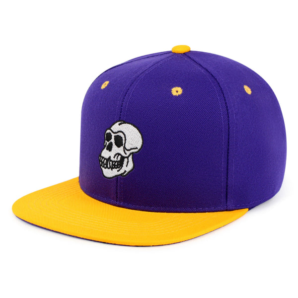 Gorilla Skull Snapback Hat Embroidered Hip-Hop Baseball Cap Skelton