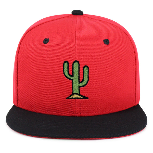 Cactus Snapback Hat Embroidered Hip-Hop Baseball Cap Desert Hot