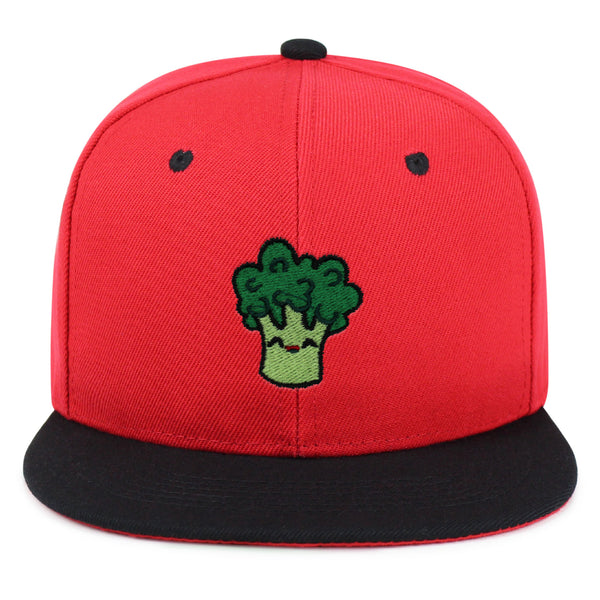 Broccoli Snapback Hat Embroidered Hip-Hop Baseball Cap Vegan Vegetable