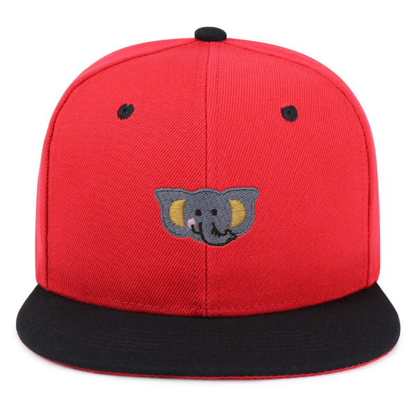 Elephant Snapback Hat Embroidered Hip-Hop Baseball Cap Zoo