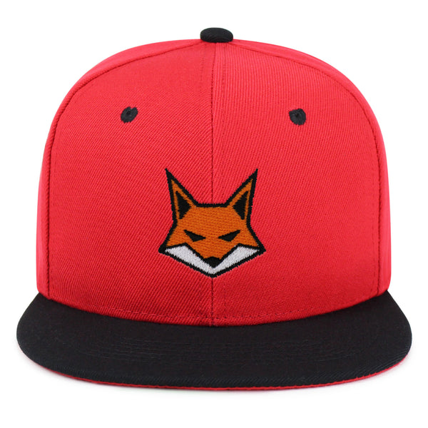 Fox Face Snapback Hat Embroidered Hip-Hop Baseball Cap Wild Animal