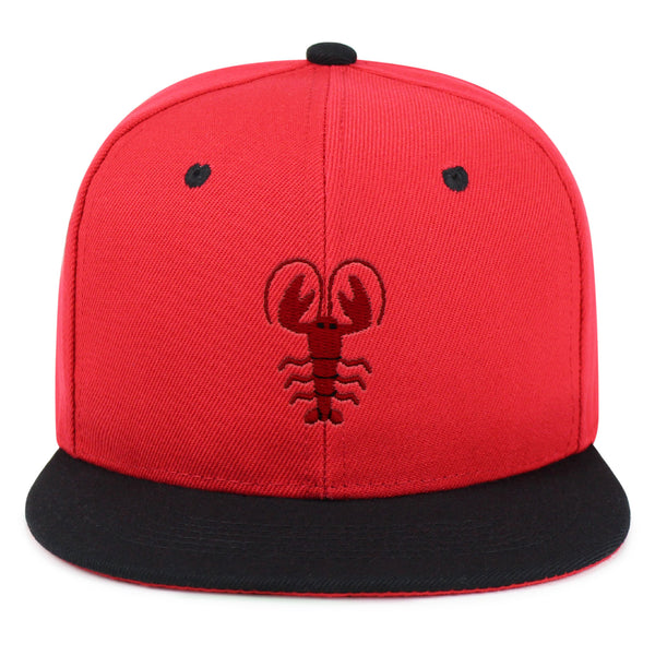 Lobster Snapback Hat Embroidered Hip-Hop Baseball Cap Shellfish Foodie