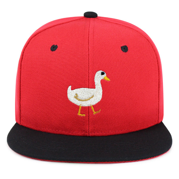 Duck Snapback Hat Embroidered Hip-Hop Baseball Cap Bird Lake