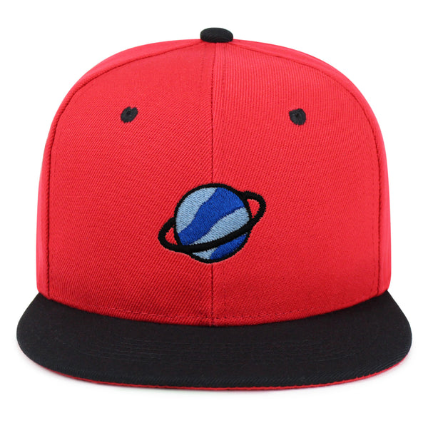 Planet Snapback Hat Embroidered Hip-Hop Baseball Cap Space