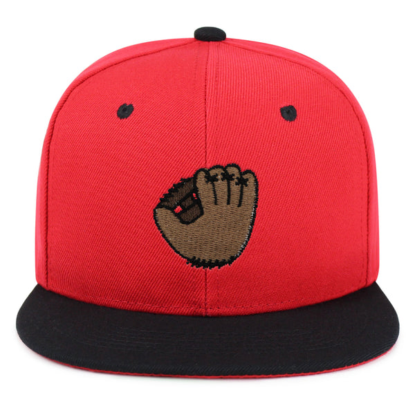 Baseball Glove Snapback Hat Embroidered Hip-Hop Baseball Cap Baseball Game Sports Fan