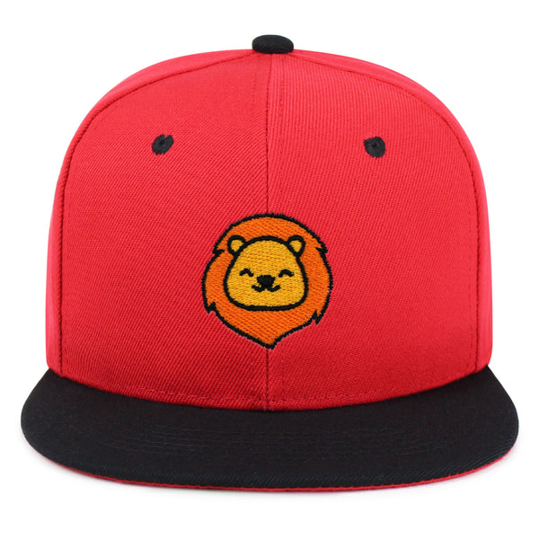 Lion Snapback Hat Embroidered Hip-Hop Baseball Cap Zoo King Animal