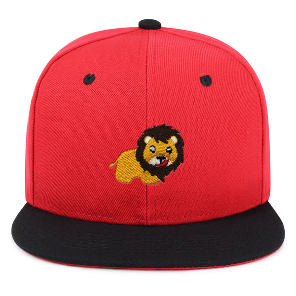 Lion Snapback Hat Embroidered Hip-Hop Baseball Cap Zoo King