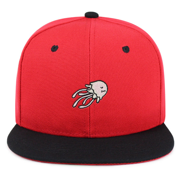 Jellyfish Snapback Hat Embroidered Hip-Hop Baseball Cap Fish Nature