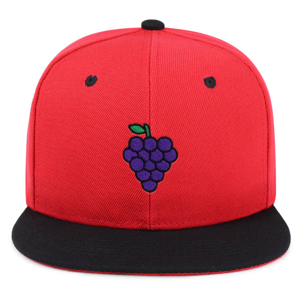 Grapes  Snapback Hat Embroidered Hip-Hop Baseball Cap Fruit