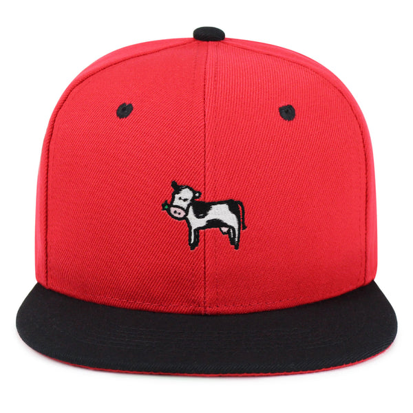 Cow  Snapback Hat Embroidered Hip-Hop Baseball Cap Cute