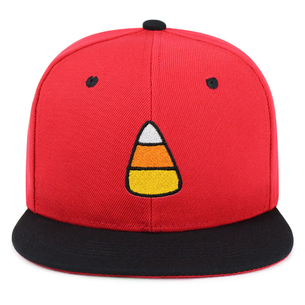 Candy Corn Snapback Hat Embroidered Hip-Hop Baseball Cap Snack Funny