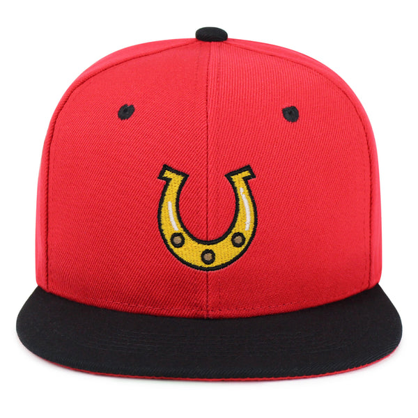 Horseshoe Snapback Hat Embroidered Hip-Hop Baseball Cap Cowboy