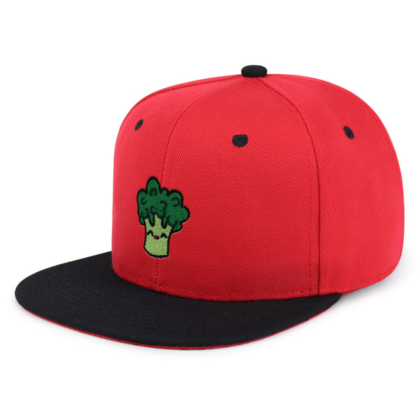 Broccoli Snapback Hat Embroidered Hip-Hop Baseball Cap Vegan Vegetable