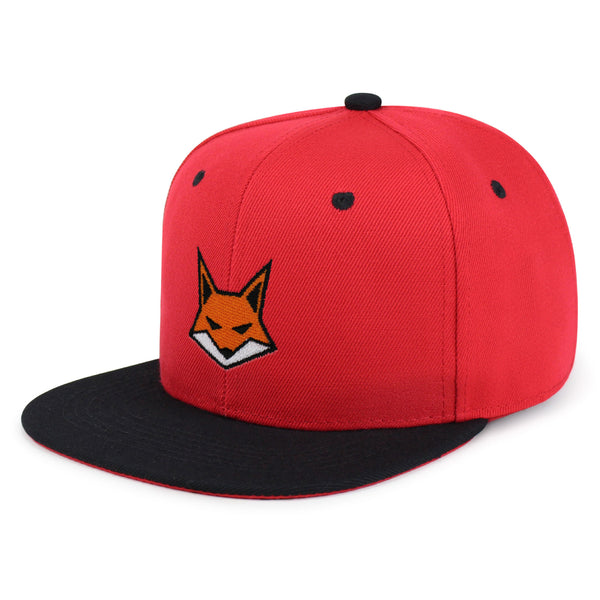 Fox Face Snapback Hat Embroidered Hip-Hop Baseball Cap Wild Animal